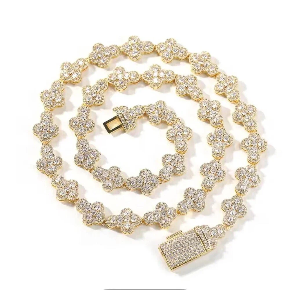 Gold Cross Necklace 20inch